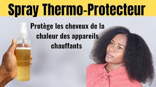 Spray Protecteur de chaleur pour les brunching ou étirements des cheveux aux appareils chauffants [upl. by Surtimed]