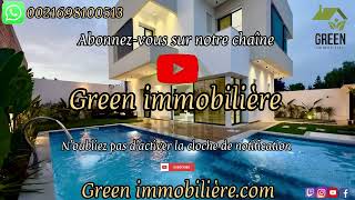 Luxury house Hammamet  VILLA « ROMANCE » green immobiliere [upl. by Geller785]