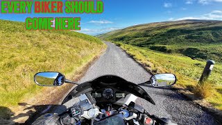 Best road in the Forest of Bowland An absolute must automobile travel bikelife vfr800 vlog [upl. by Cung]