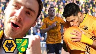 JIMENEZ AND JOTA ON FIRE Wolves Vs Norwich 30 Matchday Vlog [upl. by Adraynek]