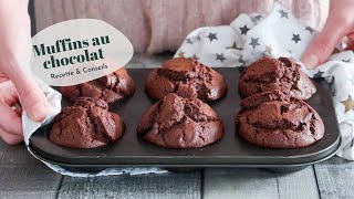 RECETTE  Muffins au chocolat moelleux et gourmands [upl. by O'Reilly]