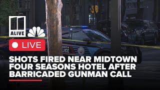 Watch Live  Reports of armed person near Midtown Four Seasons hotel [upl. by Foah]