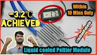 Liquid or Water cooled Peltier cooler  3℃ Achieved  Making or Assembling  extreme cooling [upl. by Nims]