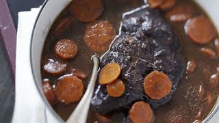 Recette  Bourguignon de joue de bœuf [upl. by Moskow]