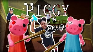 RoBLoX In Real Life  Chapter 1 House Escape Psycho Pig [upl. by Kcirddehs]