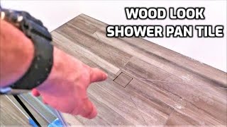 Beautiful WOOD LOOK Shower Remodel [upl. by Latsyrd]