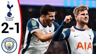 Tottenham vs Manchester City 21 Highlights amp All Goals [upl. by Pierro]