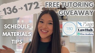 LSAT Prep Tips How I Scored a 172 in Two Months  Tutoring Giveaway [upl. by Akenehs]