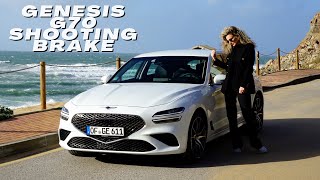 Genesis G70 Shooting Brake 2022  Test I Review I POV I 20T AWD 245 PS [upl. by Anitram]