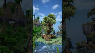 Bandle city Tree house minecraft minecraftshorts [upl. by Stearne]