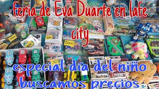 FERIA CALLEJERA EN EVA DUARTE LAFERREREespecial día del niño buscamos precios y tesoros🇦🇷🇳🇬 [upl. by Padegs]