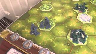 Playing Memoir 44 Solitaire Arnhem Bridge [upl. by Narut649]