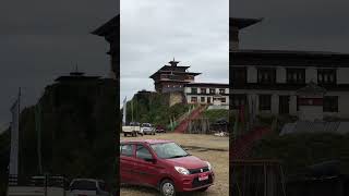 View from Dongkor La Lhakhang Paro 14092024 [upl. by Anihc]