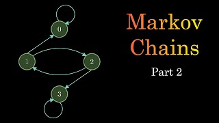 Markov Chains Recurrence Irreducibility Classes  Part  2 [upl. by Dronel]