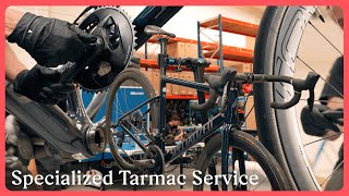 Specialized Tarmac Pro Bike Service  The Service Episode 2 [upl. by Orsola247]