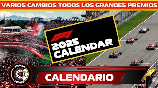 ¡VARIOS CAMBIOS SE CONFIRMA EL CALENDARIO DE CHECO PÉREZ 2025 DONDE ALGUNOS GP MODIFICAN FECHAS [upl. by Filia]