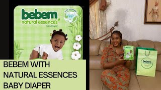 BEBEM WITH NATURAL ESSENCES BABY DIAPER  FULL REVIEW  UNBOXING [upl. by Yacov]