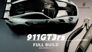 Full build Porsche 911992 GT3 RS  Car Model 124 Alpha model [upl. by Aisylla]