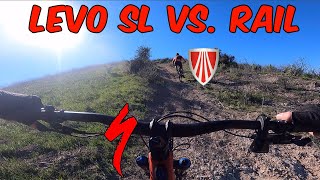 Specialized Turbo Levo SL Expert Carbon vs Trek Rail 99 Hill Climb [upl. by Enomsed]