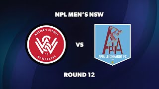 NPL Men’s NSW Round 12 Western Sydney Wanderers FC v APIA Leichhardt FC [upl. by Ardnassak874]