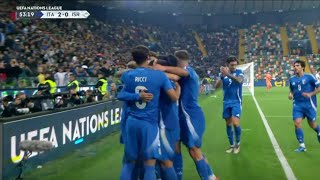 Giovanni Di Lorenzo GoalItaly vs Israel 20 All Goals and Extended Highlights [upl. by Noel]