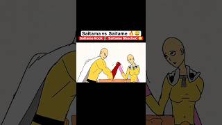 Saitama vs saitame arm wrestling competition 🔥😂 shorts anime badass moments [upl. by Innig719]