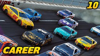 SHOCK WIN RARE TALLADEGA FUEL EVENT  NASCAR Heat 5 Career Mode Part 10 [upl. by Klos]