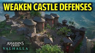 Ringing Cyne Belle How to Find and Weaken the Castle Defenses  AC Valhalla Stealth Gameplay [upl. by Yuille385]