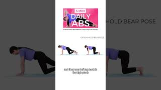 Wanna feel the burn Try this 5 minute Pilates inspired yoga practice [upl. by Allac]