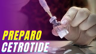 Cetrotide Como preparar a medicação [upl. by Kcirde249]