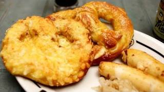 Baseball Playoffs Oktoberfest SOFT PRETZEL Recipe [upl. by Nochur]