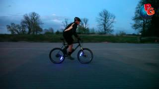 Lichtrad  LED Ventilkappen für´s Fahrrad [upl. by Namreg]