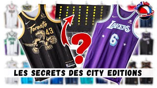 Les Secrets des 30 maillots City Edition NBA pour la Saison 202122 [upl. by Eimaral590]