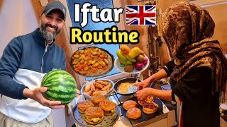 Ramadan Iftar Routine In Uk 🇬🇧  Ramadan Food Preparation  Iftar Preparation [upl. by Ahtnama20]