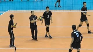 東福岡高等学校 スパイク練習 春高2017男子2回戦より Japan volleyball [upl. by Marron]