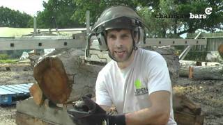 Chainsaw Mill Mk III instructional video [upl. by Srevart]