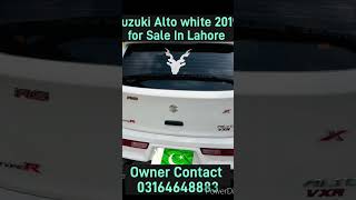 Suzuki Alto white 2019 for Sale In Lahore Post Code 1609202406 maruticiaz uniquemotors suzukiacr [upl. by Guillemette]