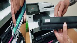 Como solucion problemas de basura en la impresion en impresora HP Color Laser Jet Pro MFP M377dw [upl. by Eyssej]