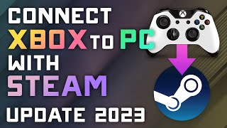 How to Connect XBOX Controller to STEAM on PC  2023 Steam Desktop Update [upl. by Oelak55]