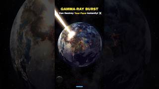 Earth vs GammaRay Burst ☠️💀 shorts space earth [upl. by Namie]