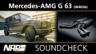 NAP Klappenauspuff ▶ MercedesAMG G 63  Soundcheck [upl. by Suidaht]