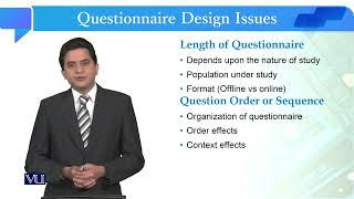 Questionnaires Design Issues  Quantitative Research Methodology  SOC509Topic106 [upl. by Afirahs]