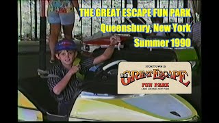 The Great Escape Fun Park  Summer 1990  Queensbury New York Lake George [upl. by Spohr543]