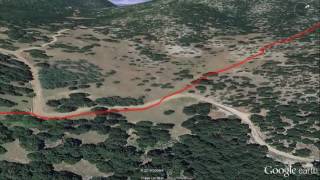 Alpamayo TrailRace Original Rout GoogleEarth [upl. by Radec]