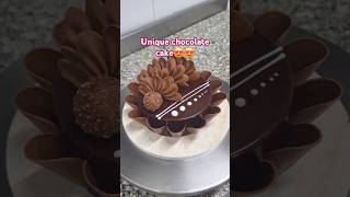 unique chocolatecake cakedesigns youtubeshort trending viralshorts cakeideasbirthdaycake [upl. by Randi345]