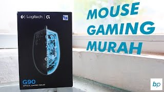 MOUSE GAMING LOGITECH MURAH  Logitech G90 Unboxing amp Review [upl. by Monaco]