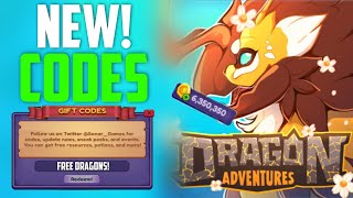 NEW DRAGON ADVENTURES CODES 2024  DRAGON ADVENTURES CODES  DRAGON ADVENTURES [upl. by Wakerly]