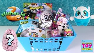 Hatchimals Colleggtibles Disney Slitherio Trolls Shopkins Blind Bag Basket  PSToyReviews [upl. by Katonah308]