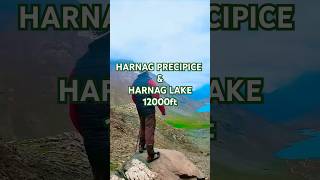 HARNAG LAKE PRECIPICEexplore trekking2024mountains alpinemeadowsnature alpinevalley himalayas [upl. by Eivets]