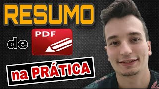 Como fazer resumos  3 formas simples e eficientes de resumir um PDF na prática [upl. by Matronna7]